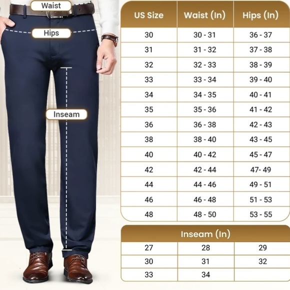 TimelessFlex Men’s High-Stretch Straight Fit Pants – black  | 36x30 | NWT - Picture 4 of 6